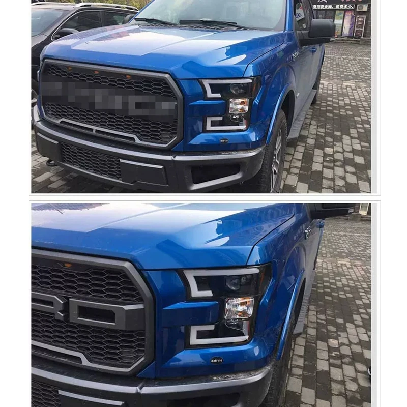 VLAND Factory подходит для F150 RAPTOR головной светильник в сборе светодиодный головной светильник/передняя лампа с последовательным индикатором