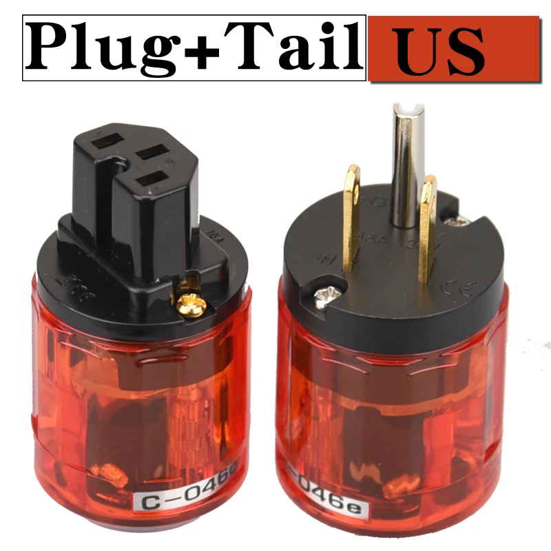 HIFIDIY LIVE EU/US/AU Чистая медь позолоченный разъем питания Хвост Разъем для HIFI аудио