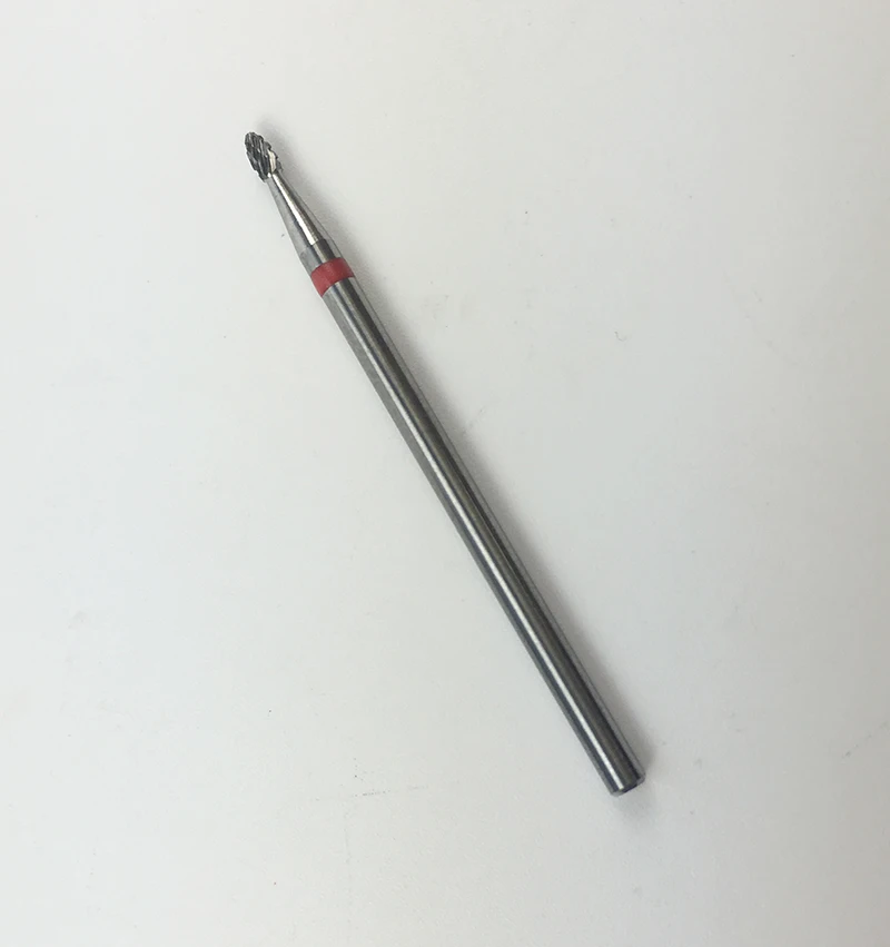 Высокое качество! 1 шт. красные = тонкие карбидные сверла для ногтей инструменты