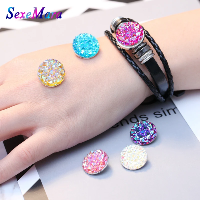 Новый Ароматерапевтический медальон 18 мм с кнопками для духов магнитный