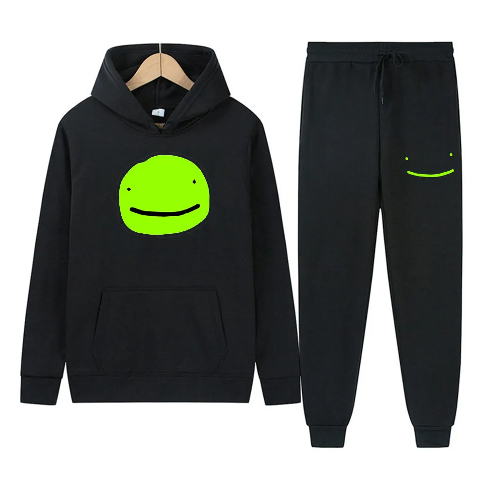 

Комплект для подростков Dream Smiley Merch Miss флисовый костюм с капюшоном для кампуса свитшот для мужчин и женщин мужской зеленый Свитшот комплект ...