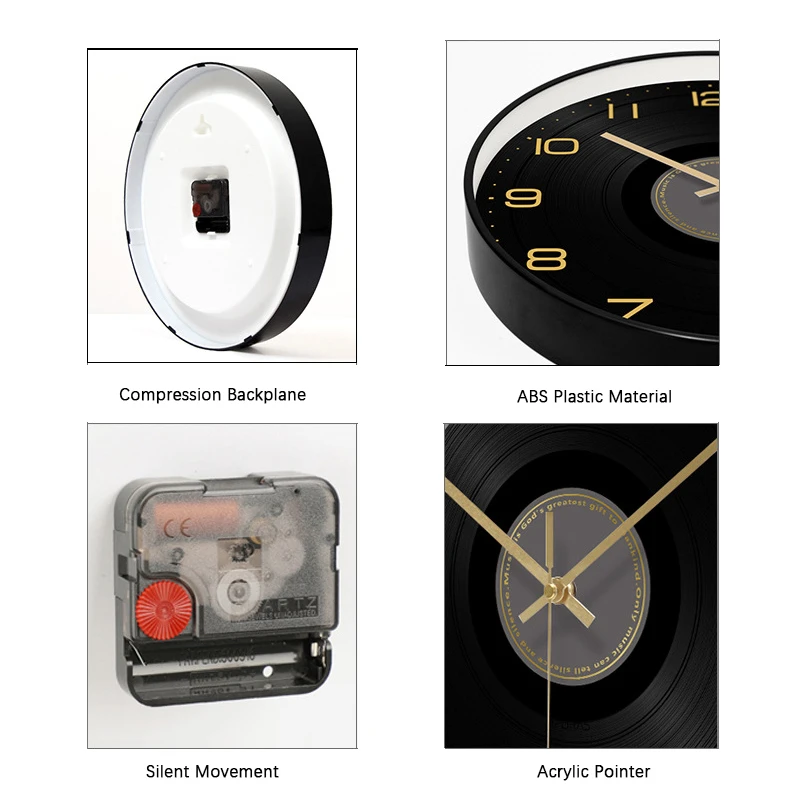 Настенные часы JADUOMA с бесшумным движением классические настенные современный