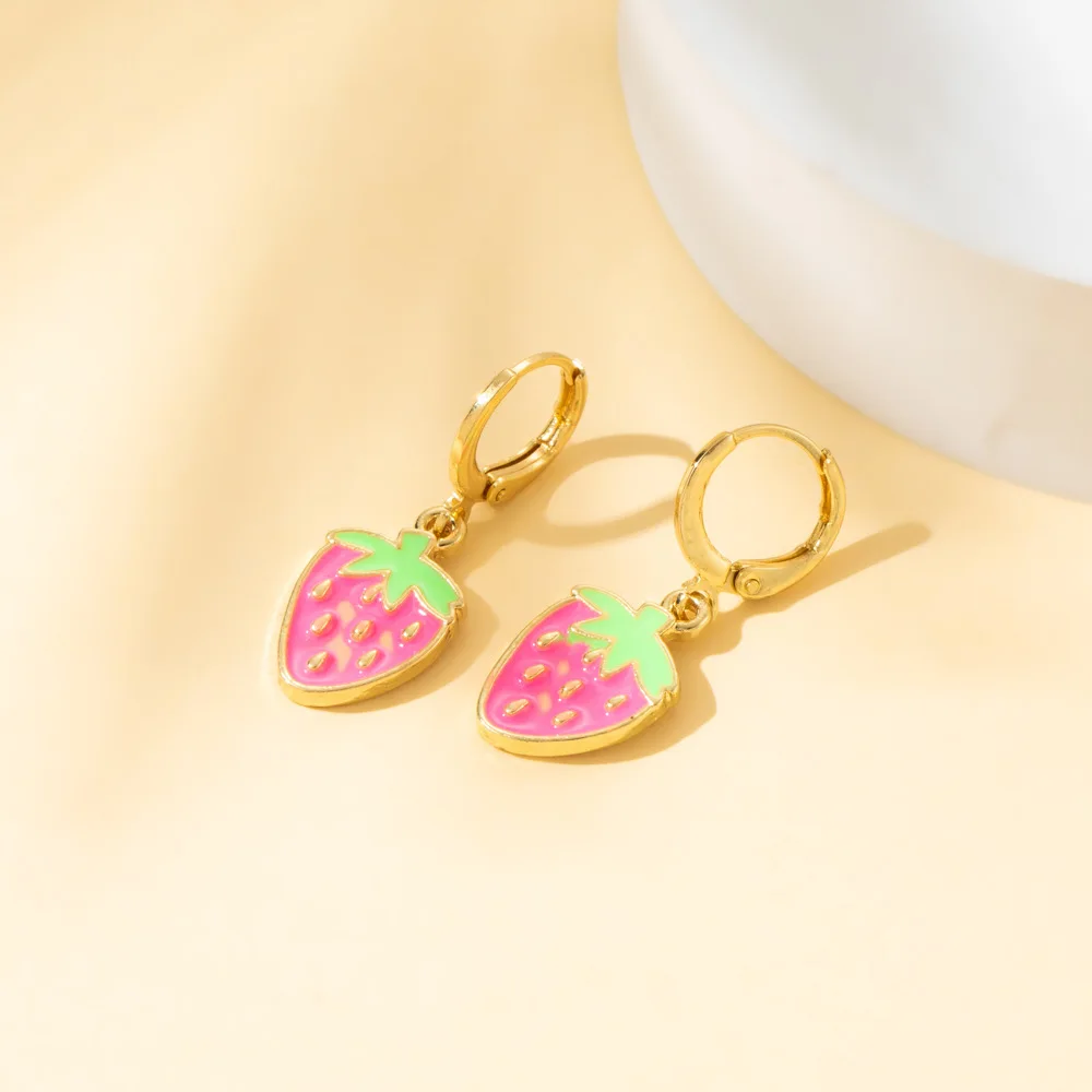 Модные серьги с бабочками и цветами для женщин милые цветные Серьги мультяшным