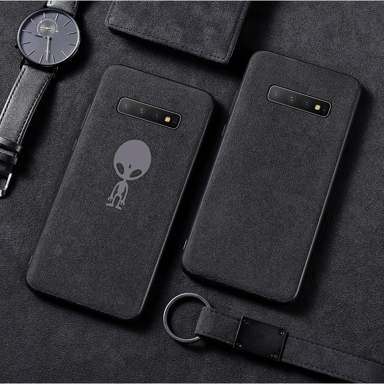Роскошные Бэтмен поворот Меховой чехол для телефона для samsung Galaxy S10 e 5G S9 S8 Plus Note 10 9 8 ультра-тонкий автомобильный кожаный защитный корпус
