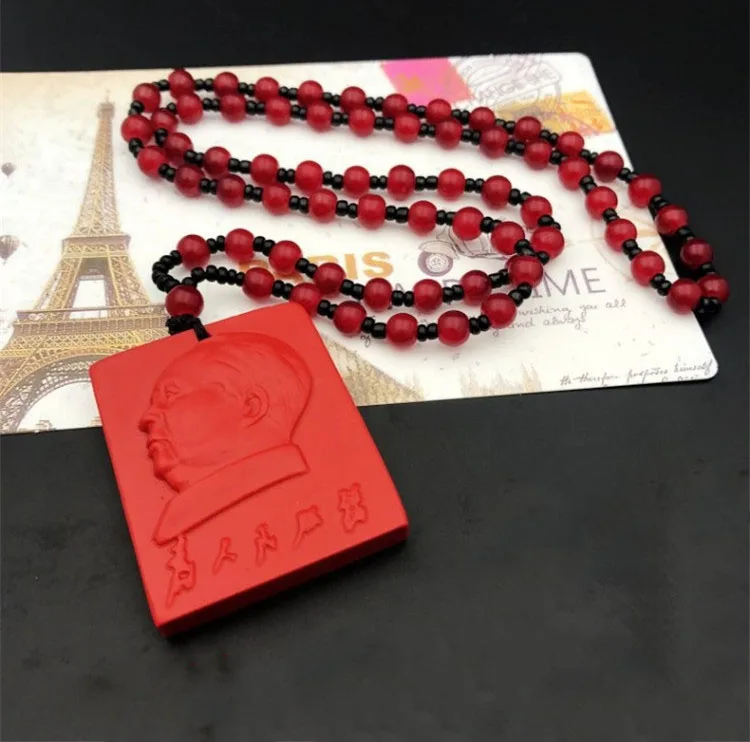 Ожерелье с подвеской открысветильник натуральный тайваньский Чжу песок