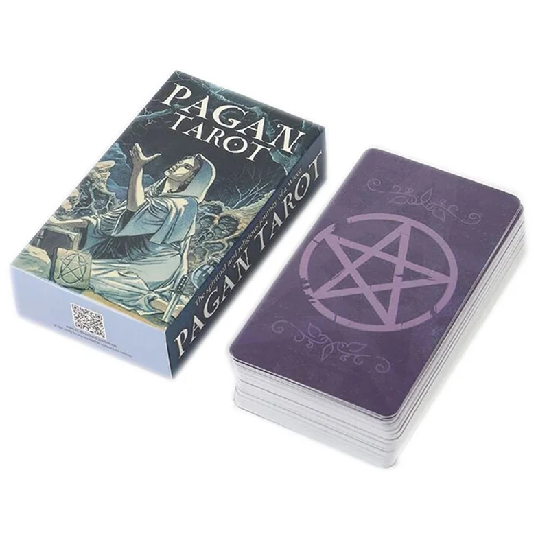 Tarot of Pagan All English Cards 78 Pcs Board Game Deck Family Gathering Playing Magic Table | Спорт и развлечения