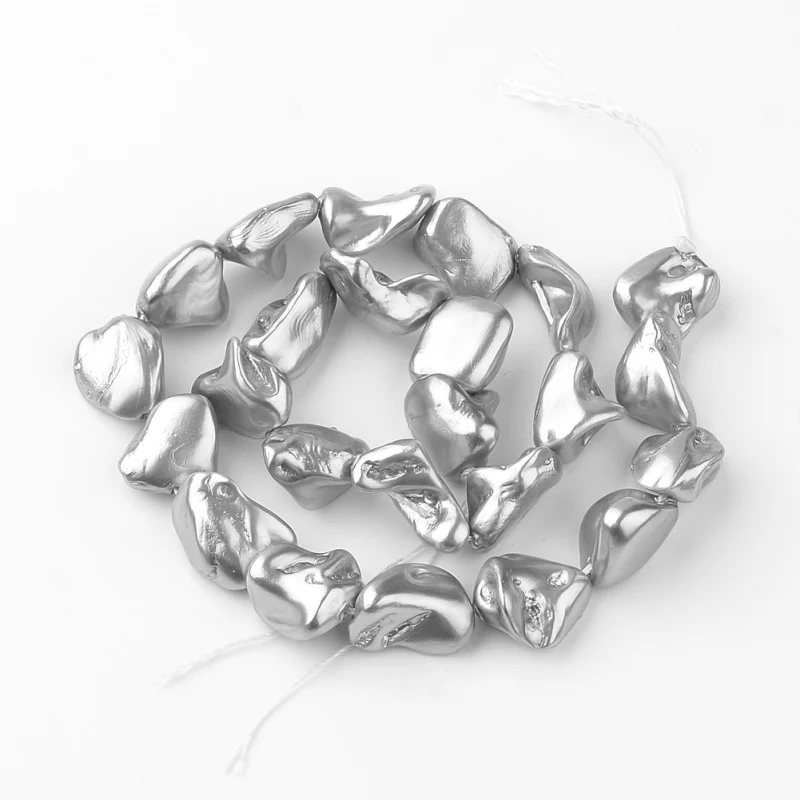 Натуральные антикварные белые жемчужные бусины Keshi модные браслеты 15 ~ 22x10 21x10 мм