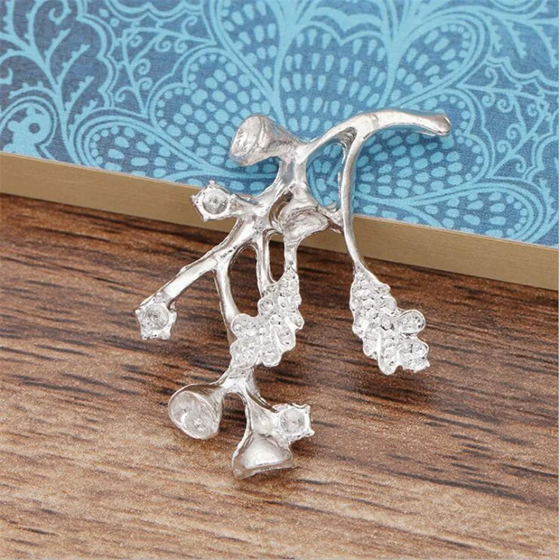 

SIXTY TOWFISH 10 Pieces Jewelry Accessories Retro Palace Headdress Hairpin Antique Material Alloy 26*37 mm Branch