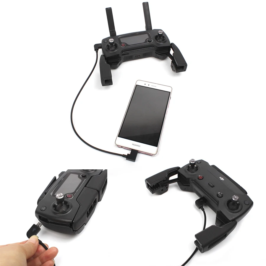 30 см OTG кабель для передачи данных для DJI Spark MAVIC Pro Air Mavic 2 Zoom Drone Micro-usb type-C OTG разъем для планшетного телефона к контроллеру