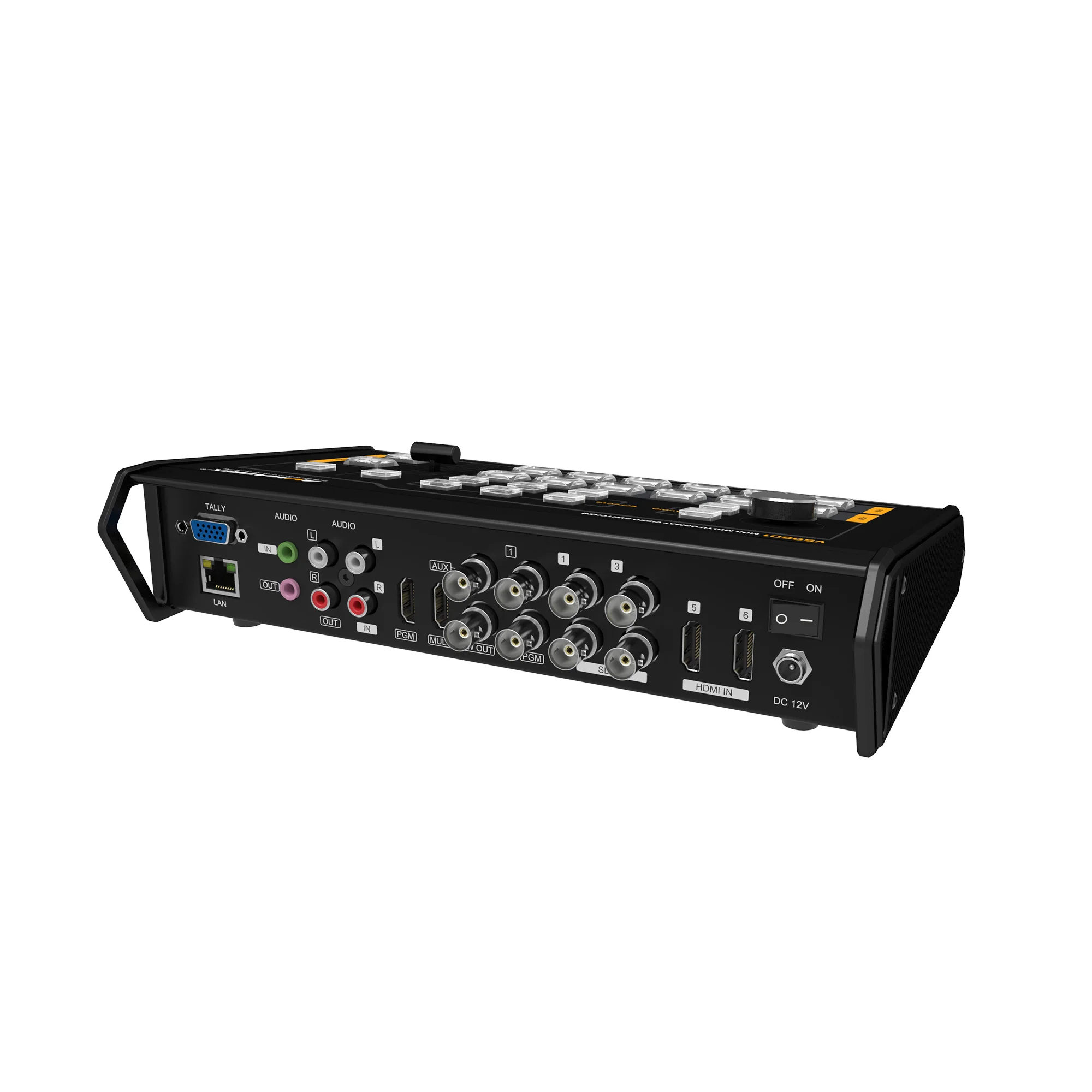 Многоформатный видеокоммутатор Avmatrix VS0601 Mini 6CH SDI/HDMI с интерфейсом GPIO для системы