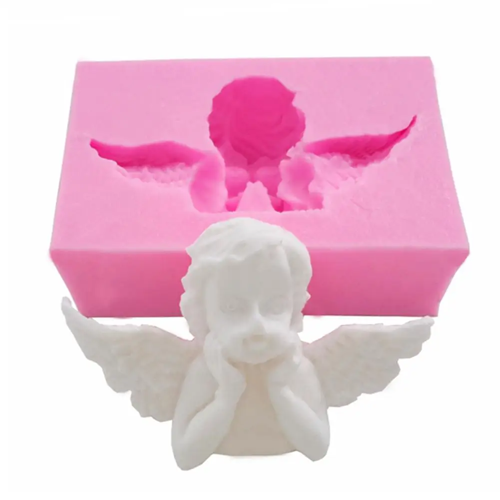 

3D Cartoon Angel Mould Fondant Silicone Decoration Mold DIY Cake Decorating Tools Baking Mould Chocolate Gumpaste Mold