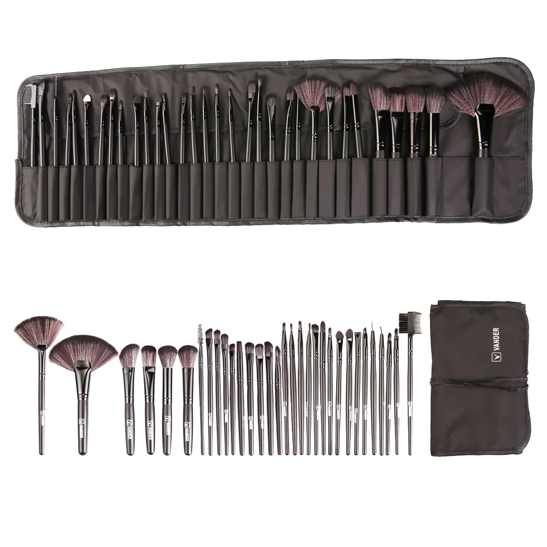 

32pcs Makeup Brush Set Professional With Holder Gift Bag Foundation Eyeshadow Eyelashes Eyebrow Makeup Brush Cosmetics Brushes