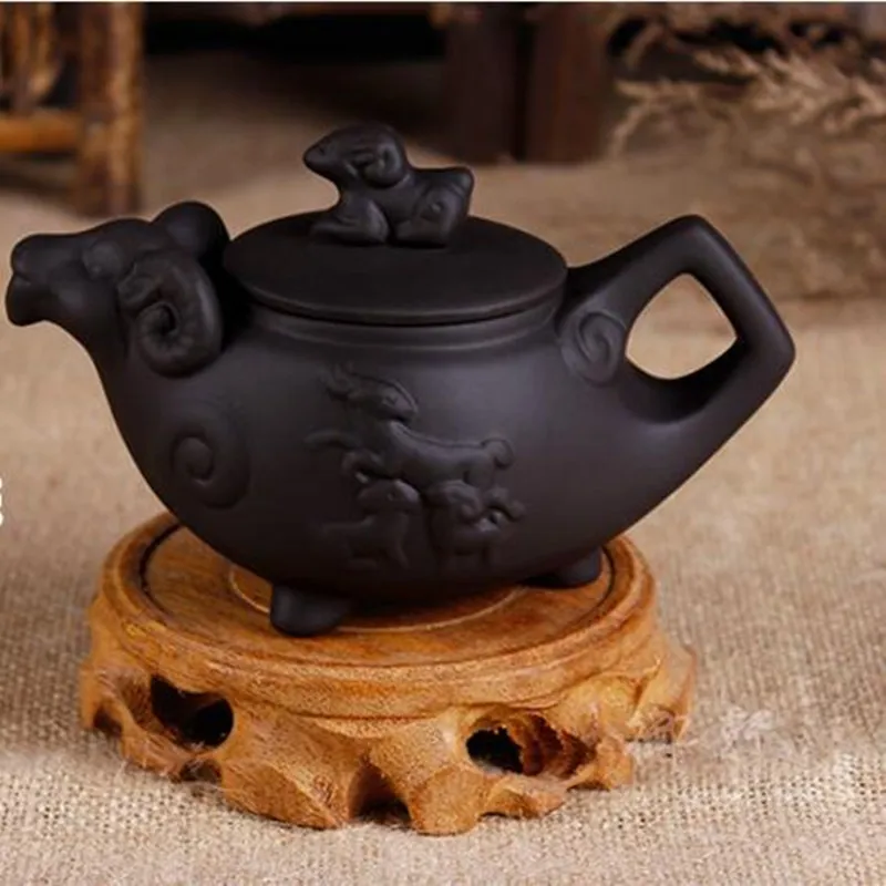 Расписанный вручную Tetera Zisha чайный горшок Yixing 140/175/200 мл китайский набор