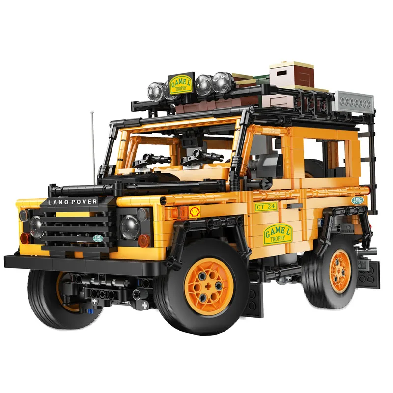 

2126pcs Technology Guardian Assembled Building Blocks MOC Small Particle Puzzle Boy Racing Model Upgradable Dynamic
