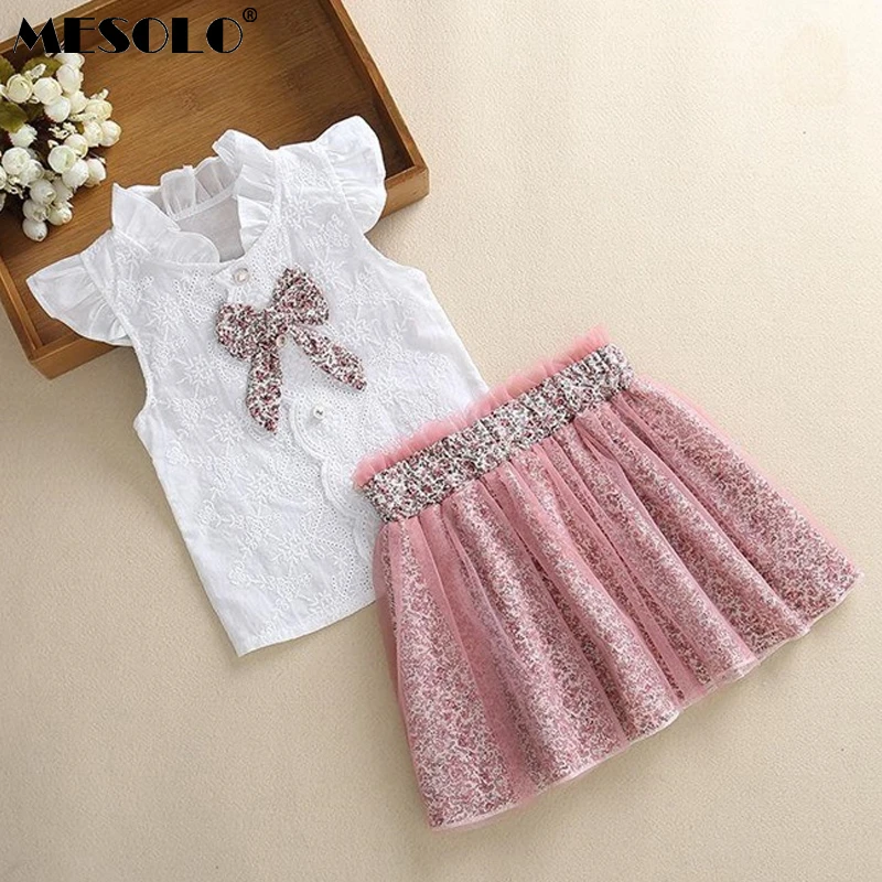 Комплект одежды для девочек комплект из 2 предметов детская одежда футболка без