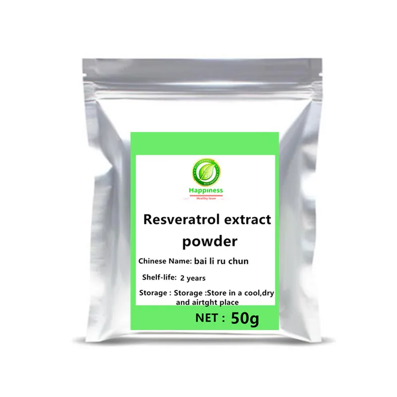 

New arrival 99% Resveratrol Powder Polygonum Cuspidatum Root Extract supplement body Skin whitening care trans nmn free shipping