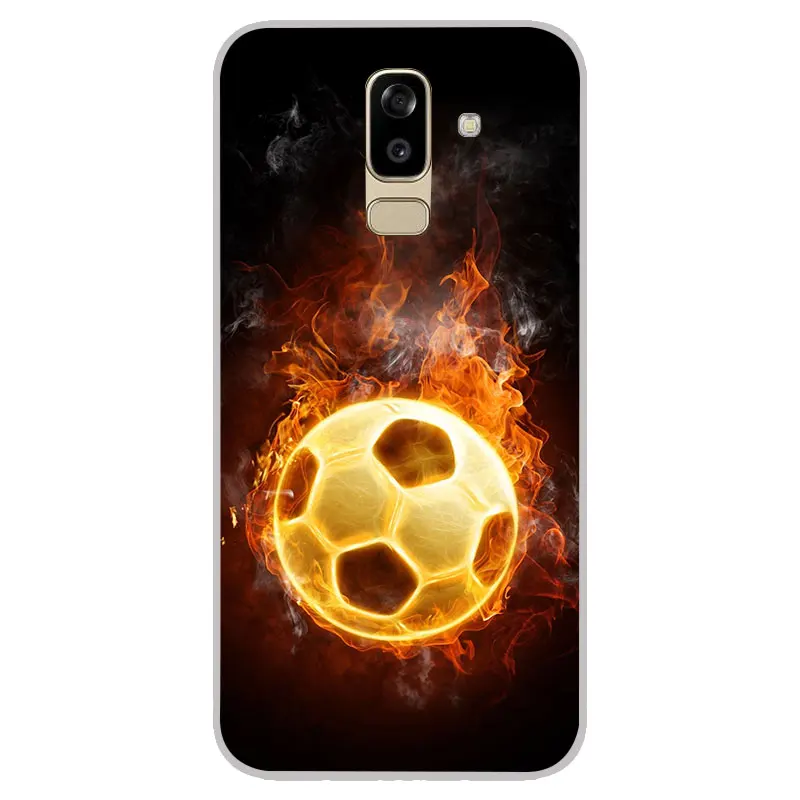 Soccer football Matte Silicone Cases For Samsung galaxy J3 J5 J7 A3 A5 A7 2016 2017 TPU Phone Case back Cover |