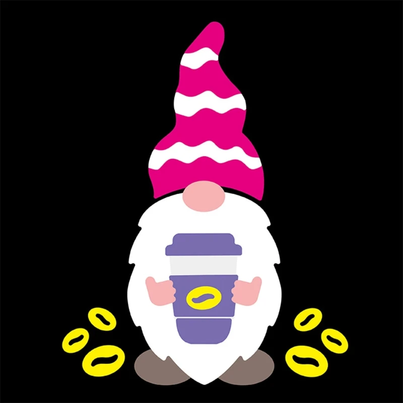 

Coffee Gnome Metal Cutting Dies Stencil DIY Scrapbooking Album Paper Card Template Mold Embossing Decoration R7UB