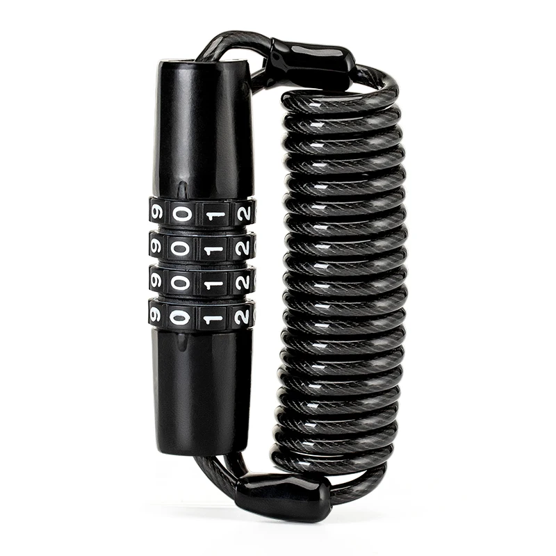 

Mini Bicycle Lock Anti-theft bike Lock Cable Helmet Lock Chain Backpack Cycling Password Lock Bike Accessories