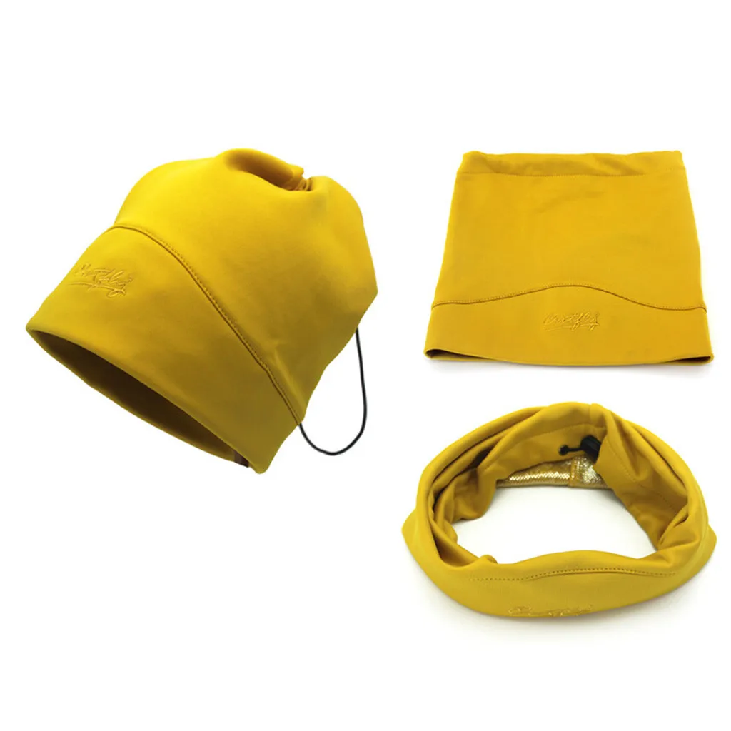 

Men's winter hat Ladies warm hat Joker warm knit wool hat Windshield Cap bib multi-purpose plus fleece winter knit hat T812