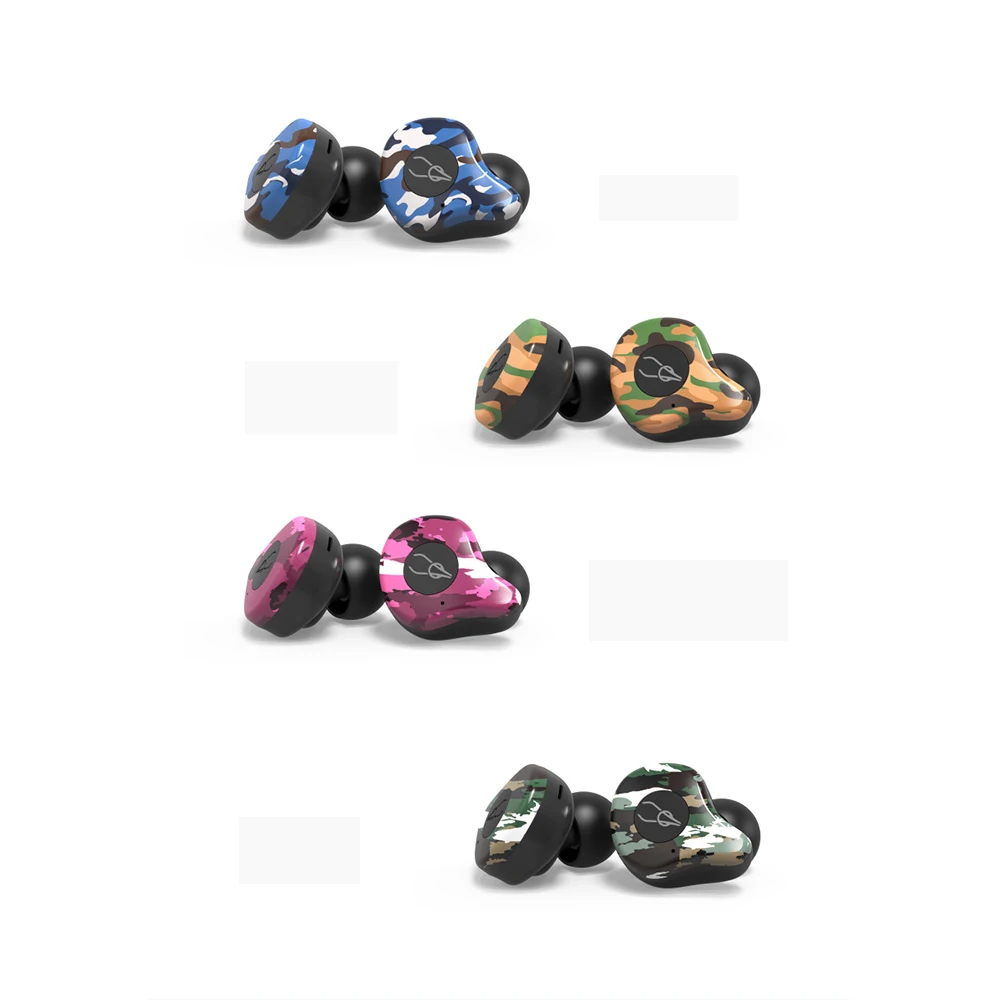 

Sabbat E12 Camouflage Earphones Bluetooth 5.0 Headset Binaural Call Music Sports Wireless Bluetooth Headset with Charging Box