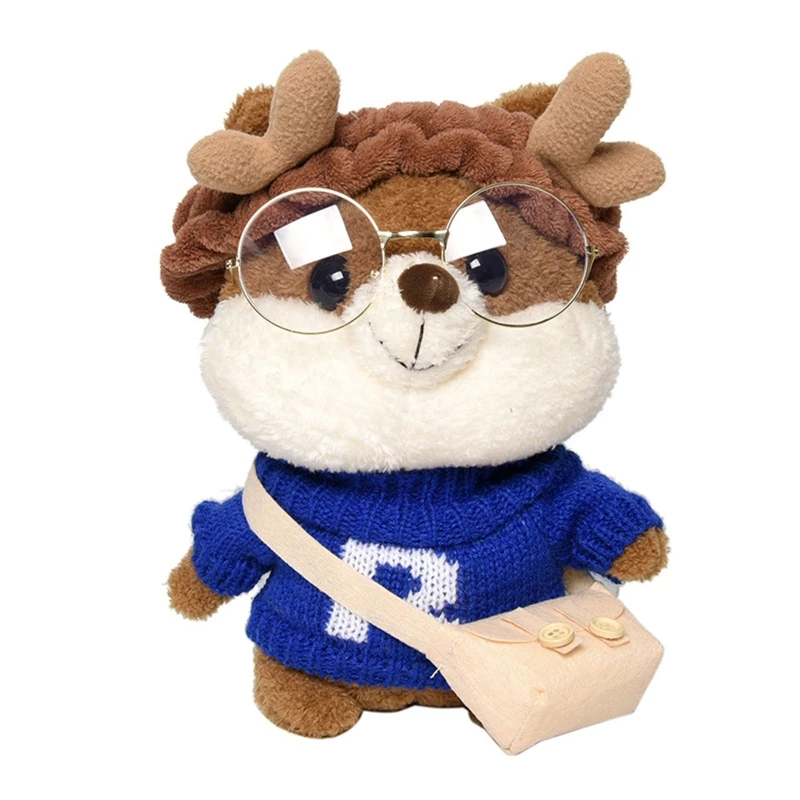 

Children Cartoon Animal Crossbody Bag Plush Doll Shoulder Bags Chain Satchel Bag Lovely Toy Messenger Bag for Girls
