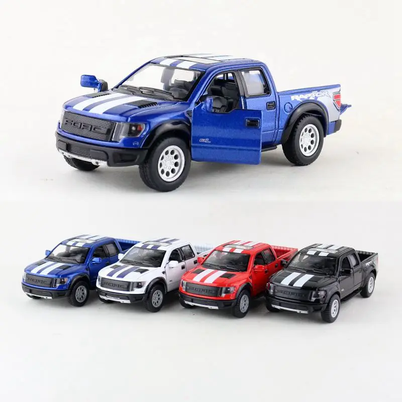 KINSMART литая модель/1:46 весы/2013 Ford F 150 SVT Raptor SuperCrew грузовик/отступить игрушечный