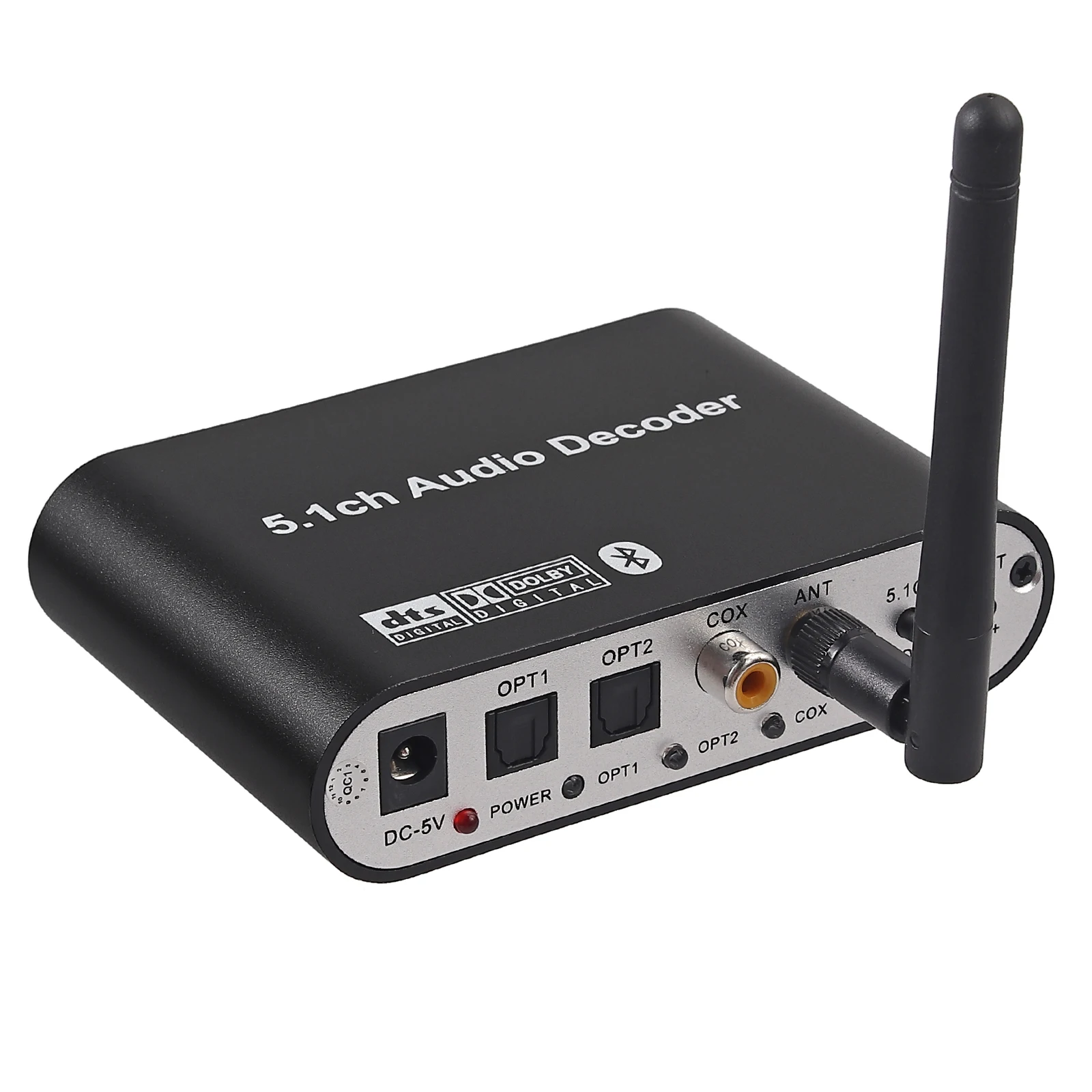 LiNKFOR Bluetooth-compatible5.0 аудиоприемник DAC 5.1CH аудио декодер оптический адаптер