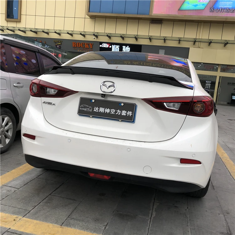 Спойлер для MAZDA 3 Axela 2014 2017 MAZDA3 спойлер высокого качества ABS Материал заднее крыло