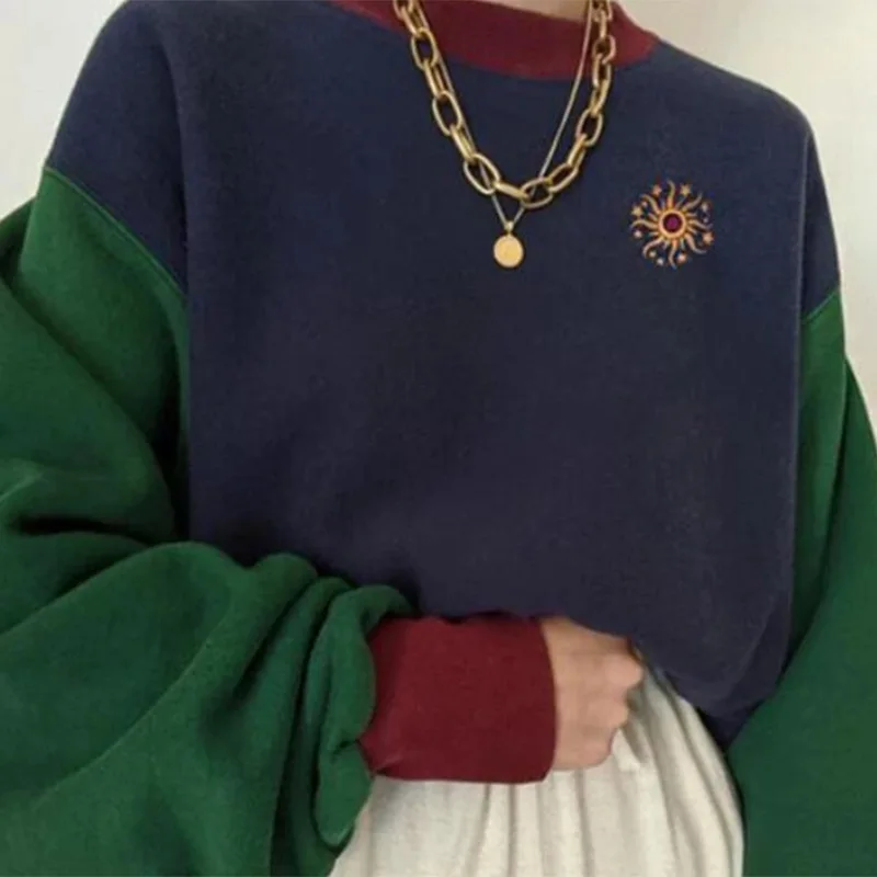 

Новинка 2021, Женский Повседневный свитер, Модный Цветной свитшот, Рождественский Свитшот