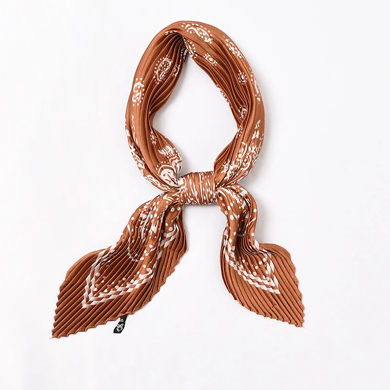 Классический принт пейсли шелковый шарф Для женщин Элегантный шейный платок