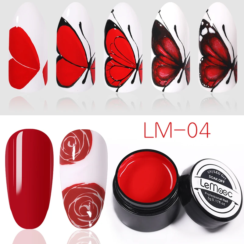 LEMOOC 5 мл гель для тиснения 3D тиснение Рисование Серебро Золото Сделай Сам