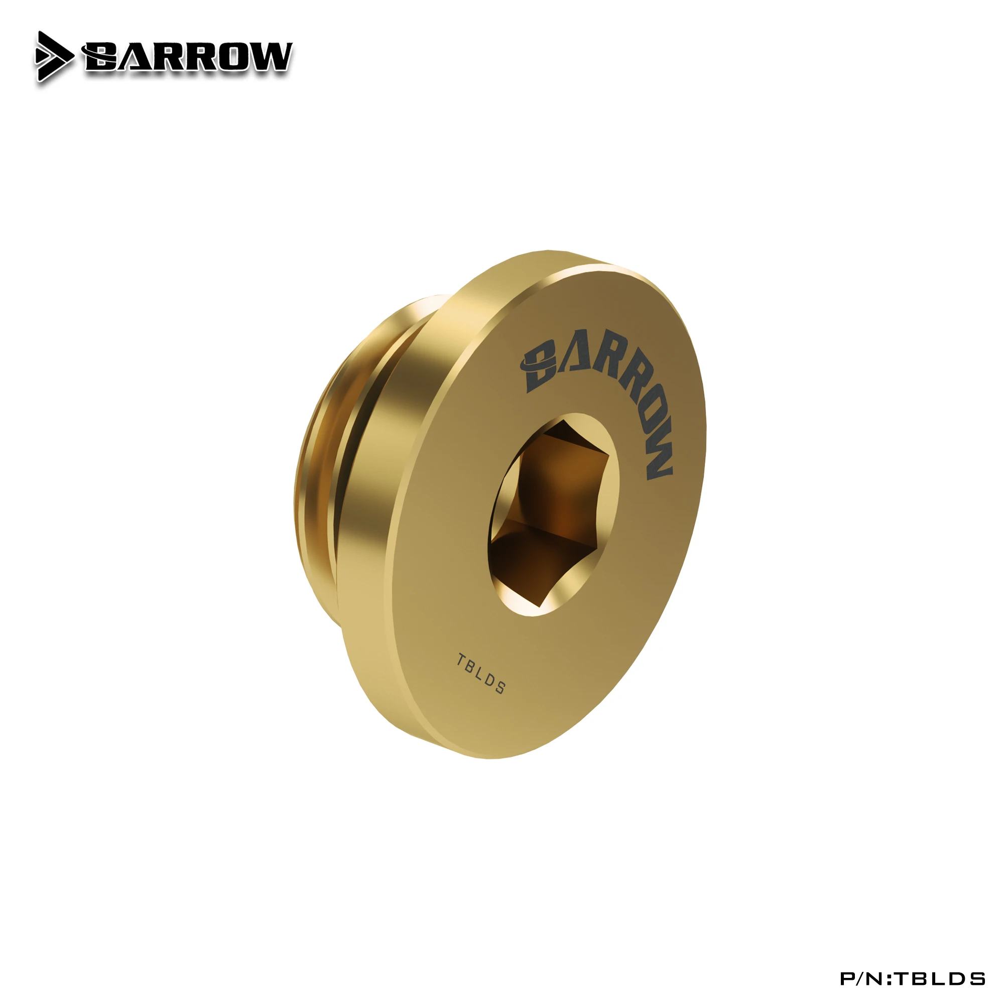 BARROW Black G1/4 &quotультратонкий внутренний шестигранный водяной ограничитель