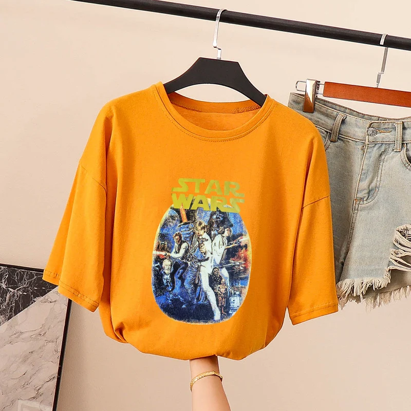 Новое поступление 2019 Офисная Женская футболка Shudaji короткая обычная с круглым