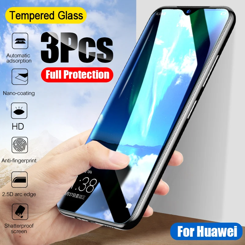 3 1 шт закаленное стекло для huawei P30 P20 P10 Lite Pro защита экрана Защитное mate 20 30 P Smart 2019| |