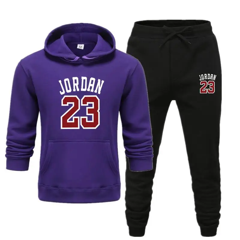 Новый Для мужчин толстовки костюм Jordan 23 спортивные костюмы трикотажный свитер с