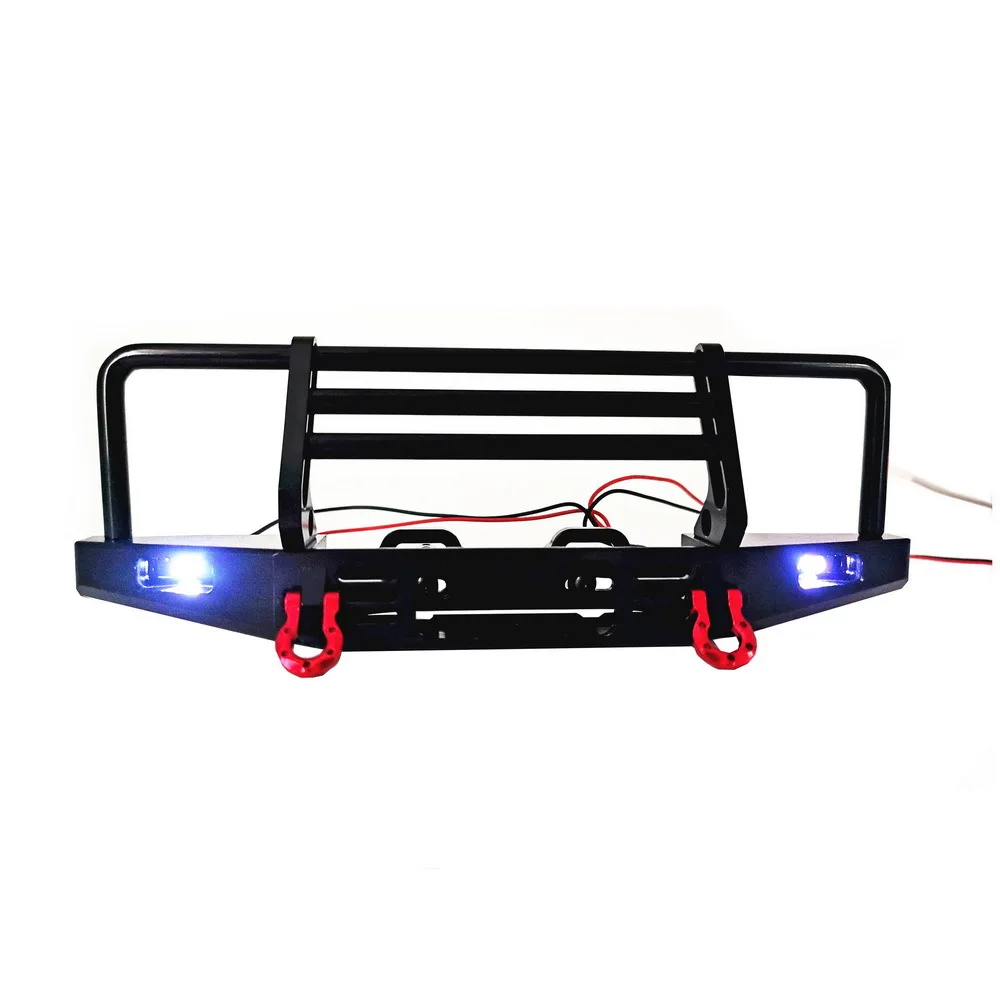 

1/10 RC Cars Metal Front Bumper Mounting Holes for 1:10 Rock Crawle Axial SCX10 90046 Traxxas TRX4 TAMIYA CC01 RC4WD