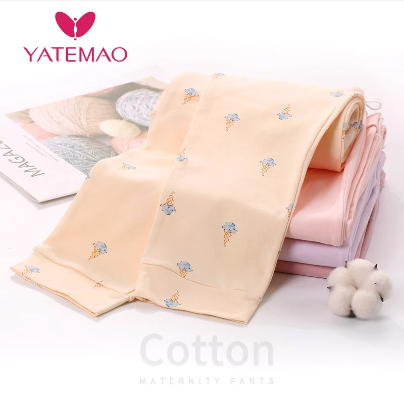 Пижама YATEMAO для беременных штаны дышащая хлопковая одежда женщин сна без топов |
