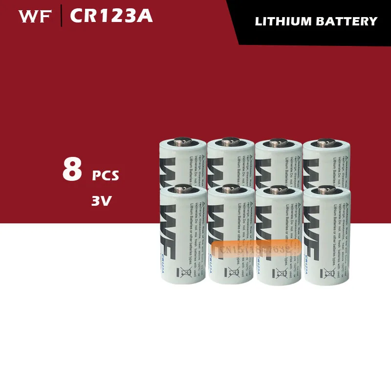 8 X CR123A CR123 CR 123 123A 16340 литий Батарея 3V mbic#1768