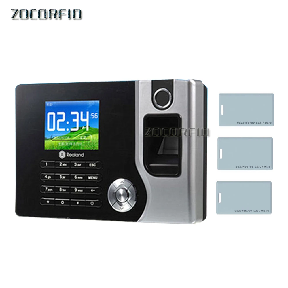 

Realand A-C071 cloud service 125KHZ RFID&Fingerprint Time Attendance Clock Recorder Employee Digital Electronic time recorder