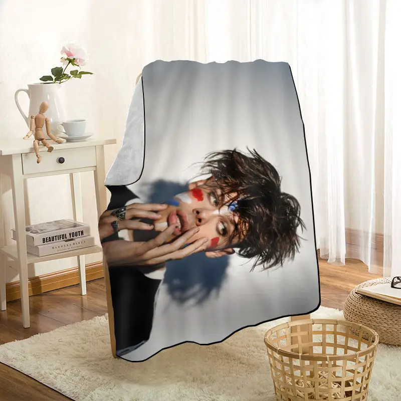 ?? カスタムyungblud毛布パーソナライズ毛布のためにソファ/ベッド/カーポータブル3D毛布子供の家のテキスタイル生地0318