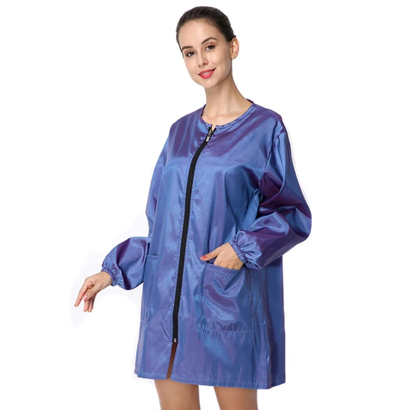 Женское платье рабочая одежда с длинным рукавом ветрозащитная куртка круглым