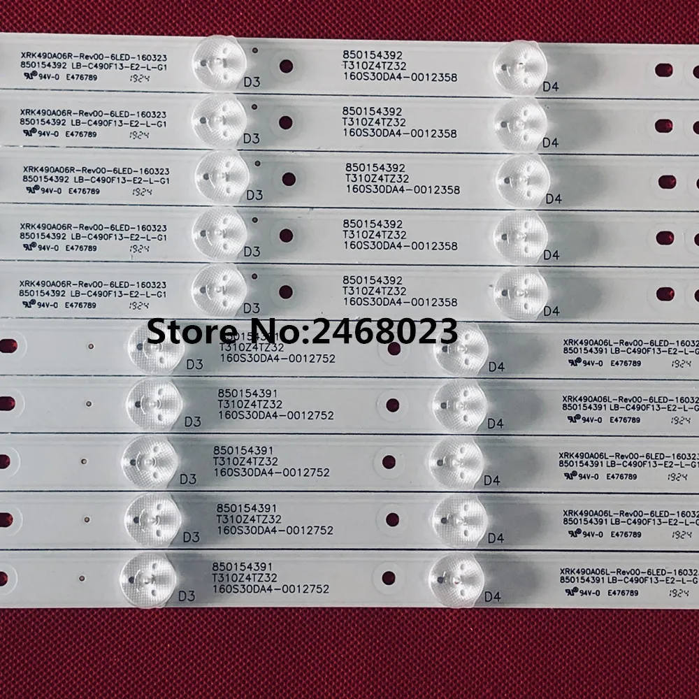 Светодиодная лента для подсветки XRK490A06L XRK490A06R-REV00-светодиодный LED LB-C490F13-E2-L-G1-SE1 SE2 G1