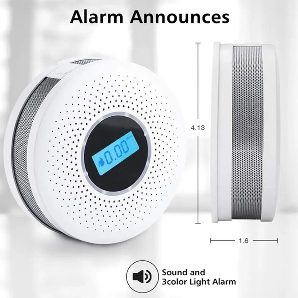 

Smoke Detector Carbon Monoxide Smoke Alarm CO Detector L0R8