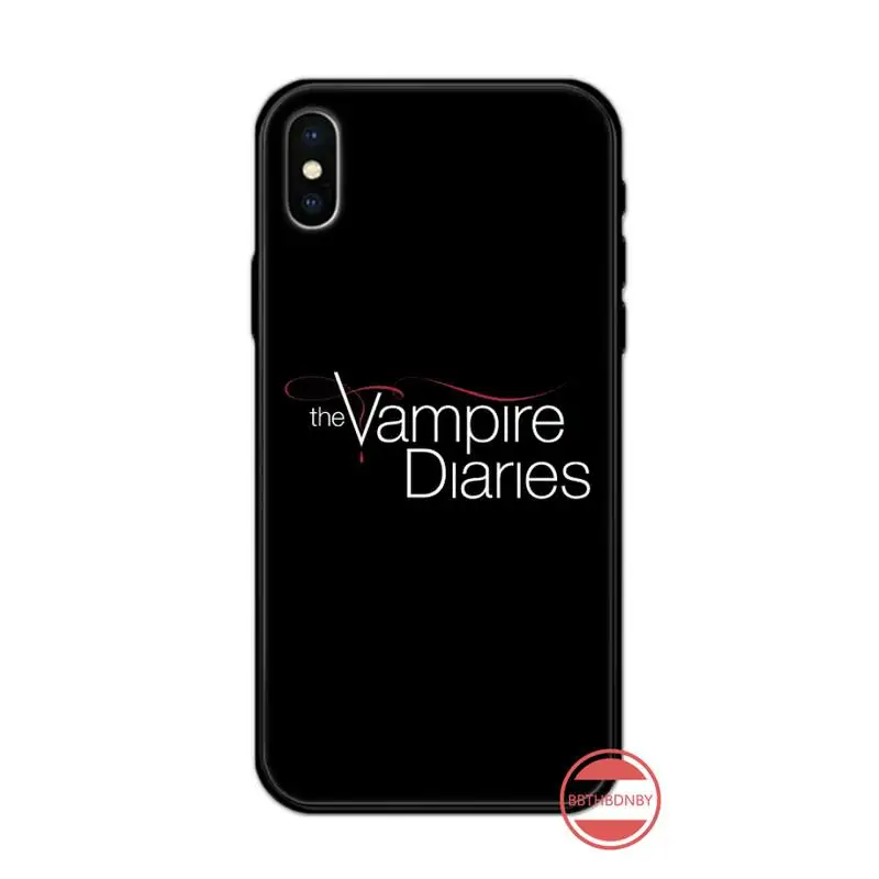 

The vampire diaries tv show luxury Phone Case shell for iPhone 11 12 pro XS MAX 8 7 6 6S Plus X 5S SE 2020 XR