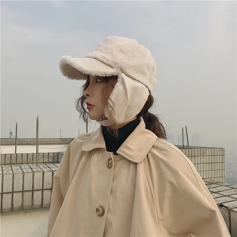 01911-lin733 зима теплая защита ушей женские кепки, мужские и женские бейсболки, бейсболки шляпы