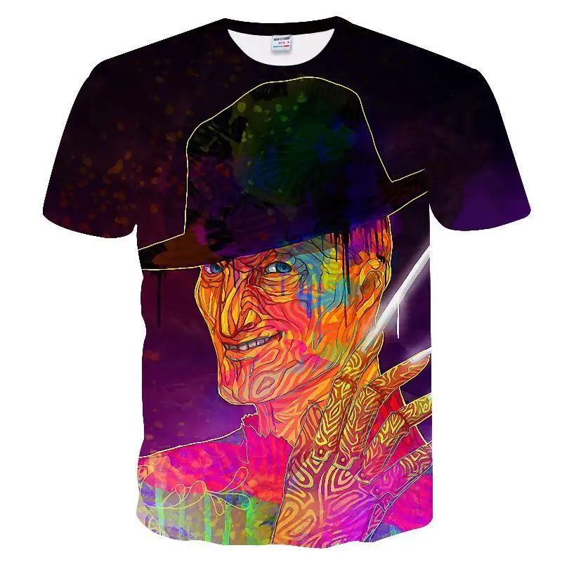 Новинка 2019 Мужская футболка с 3D принтом Ха ха Джокер покер дизайнерская женская и