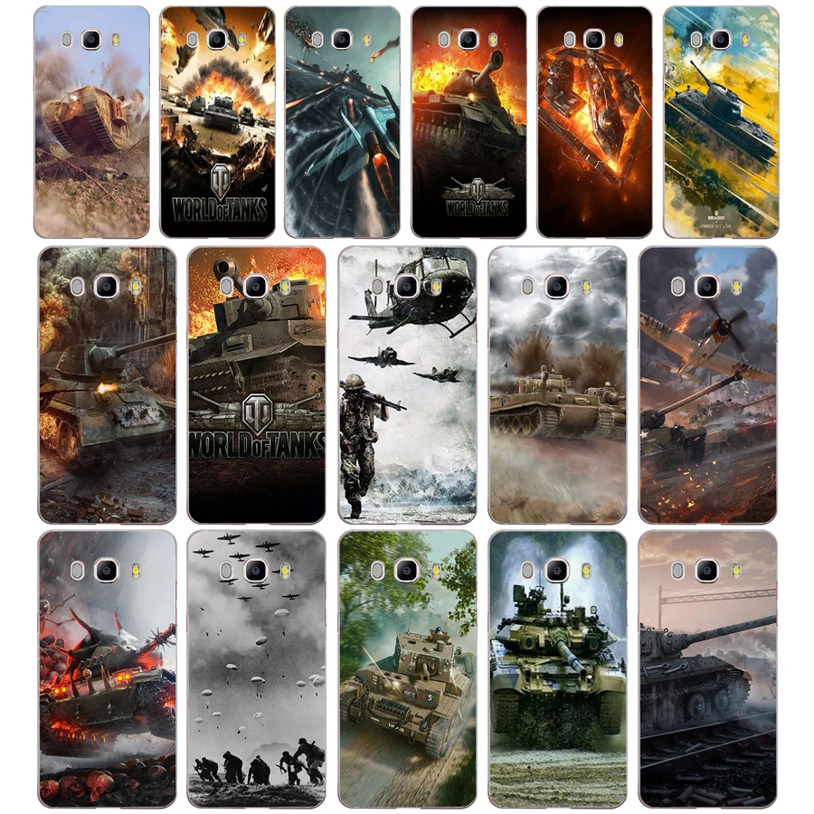 081FG world of tanks Мягкий Силиконовый ТПУ чехол для телефона Samsung j3 j5 j7 2016 2017 j330 j2 j6 Plus
