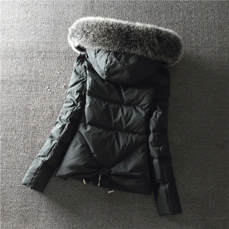 Новинка 90% белый утиный пух пальто и куртки для женщин Осень зима натуральный
