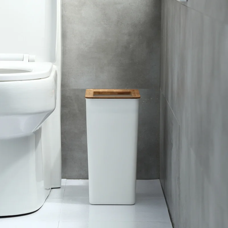 Корзина для мусора полипропилен дерево 7 5/9 л | Дом и сад